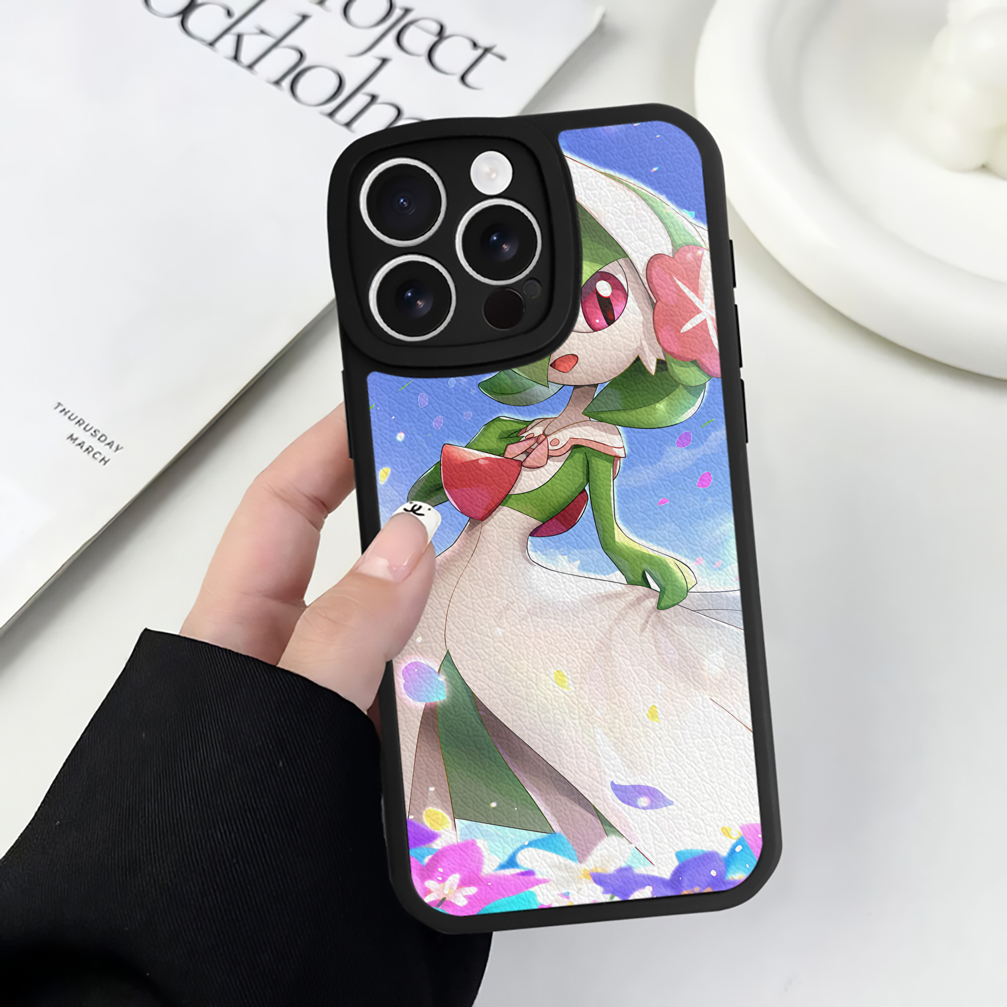 （画像用） ポケットモンスター Pokémon 【iPhone 16シリーズ対応】シリコンスマホケース（レザー調） 材質：シリコン